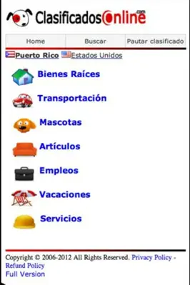 ClasificadosOnline android App screenshot 1